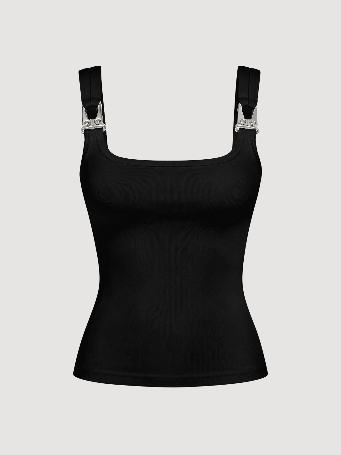 Black Essential Harness Tank