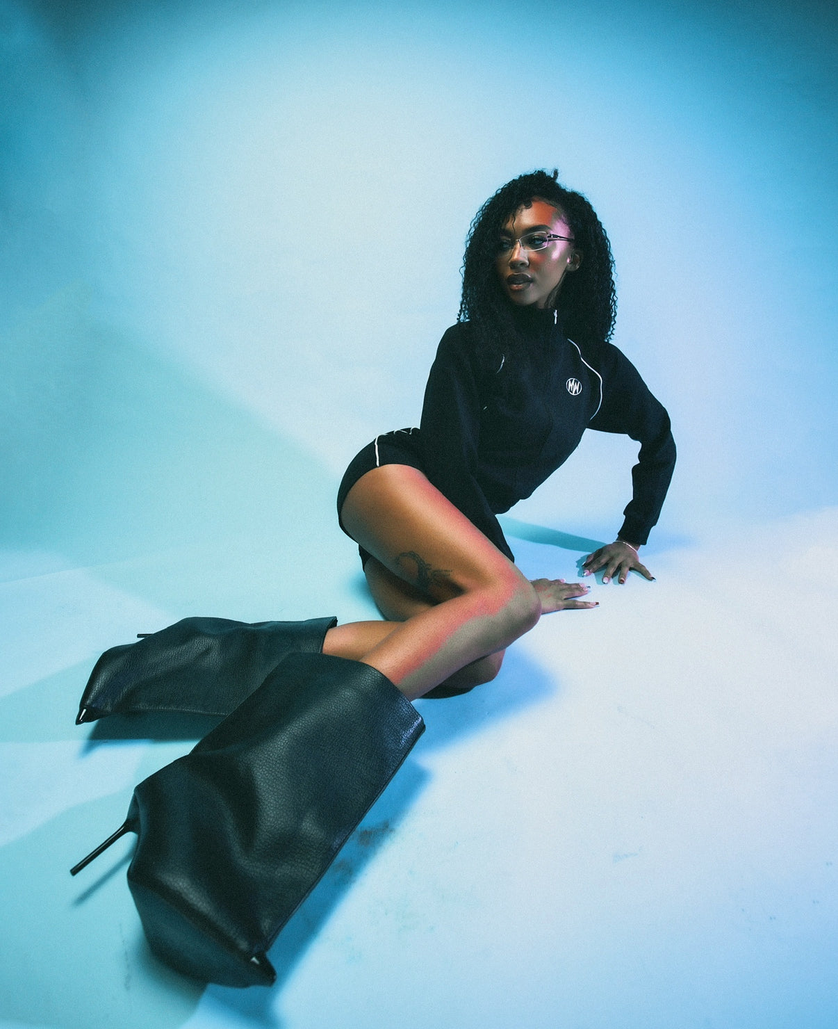 Black Essential Shorts Set