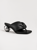 Orbit Puffy Thong Heels